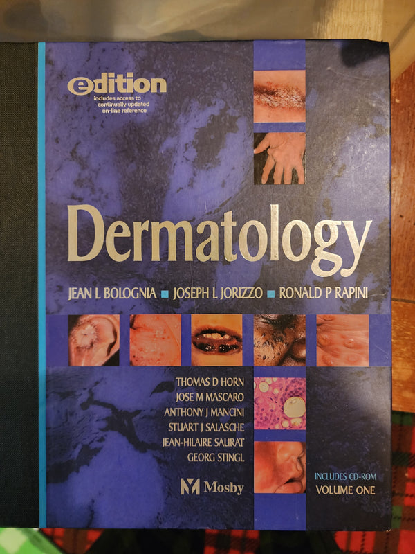 Dermatology Volume One Bolognia Jorizzo Rapini Mosby Hardcover