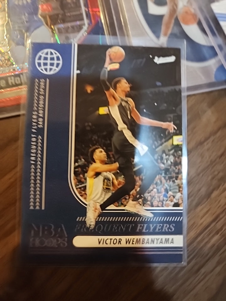 Victor Wembanyama NBA Hoops Frequent Flyers Insert San Antonio Spurs