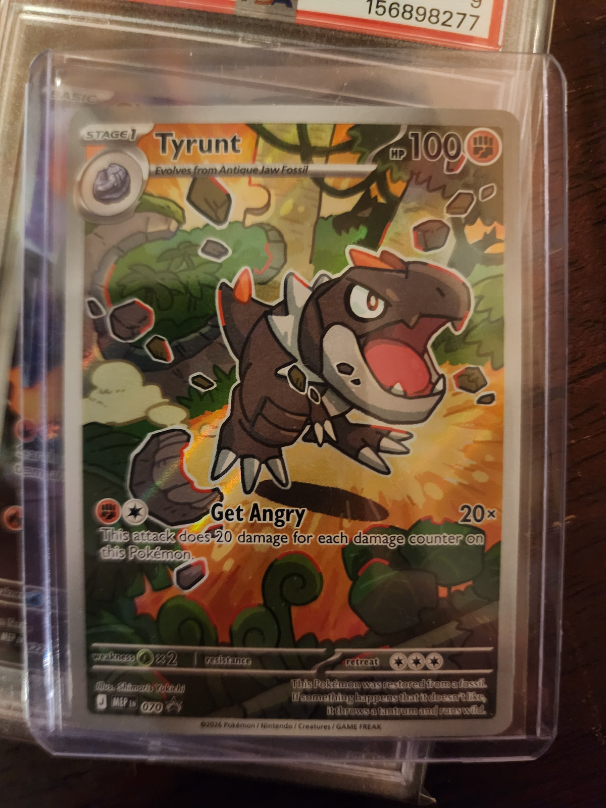 Pokemon Tyrunt MEP 070 Promo Full Art