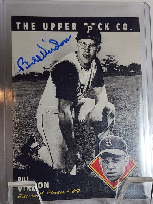 Bill Virdon Autographed Upper Deck Pittsburgh Pirates Card
